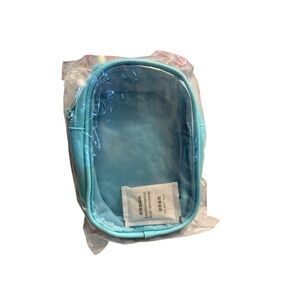 Pop Mart Toy Storage Bag Authentic Labubu Vinyl Plush Holder Turquoise Ltd Ed